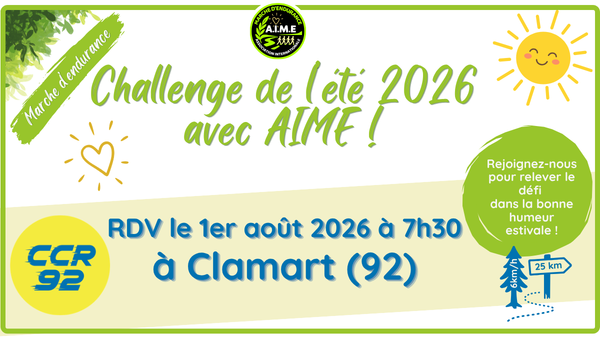Challenge de l’été A.I.M.E à Clamart le 01/08/2026